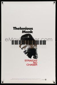9w753 THELONIOUS MONK: STRAIGHT, NO CHASER int'l 1sh '89 Clint Eastwood produced jazz bio!