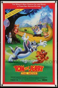 9w769 TOM & JERRY THE MOVIE 1sh '92 cat & mouse cartoon!