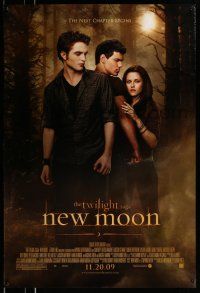 9w789 TWILIGHT SAGA: NEW MOON advance DS 1sh '09 Kristen Stewart, Robert Pattinson, Taylor Lautner!