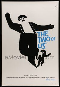 9w792 TWO OF US 1sh R05 wonderful art of Michel Simon & young boy by Saul Bass!