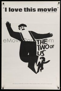 9w791 TWO OF US 1sh '68 wonderful art of Michel Simon & young boy by Saul Bass!