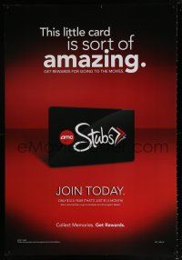 9x108 AMC THEATRES amazing style DS 27x40 special '11 cool ad from the movie theater chain!