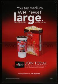 9x121 AMC THEATRES Large style DS 27x40 special '11 cool ad from the movie theater chain!