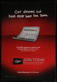 9x124 AMC THEATRES Ratatouille style DS 27x40 special '11 cool ad from the movie theater chain!