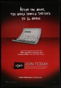 9x114 AMC THEATRES DS Shrek style 27x40 special '11 cool ad from the movie theater chain!