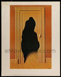 9x530 RENE MAGRITTE 23x29 art print '80s cool art of door, The Surprise Answer!