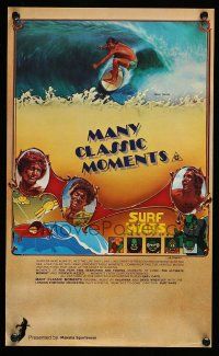 9x202 MANY CLASSIC MOMENTS Aust special poster '78 surfing, wacky Surf Wars cartoon as well!