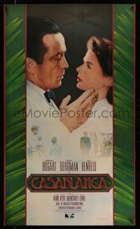 9x366 CASABLANCA 22x36 video poster R81 cool different art of Bogart & Bergman!