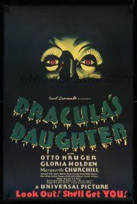 9x742 DRACULA'S DAUGHTER S2 recreation 24x36 commercial poster 2002 Holden, great close-up art!