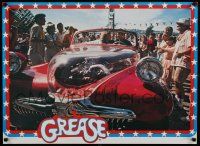 9x752 GREASE 24x32 commercial poster '78 John Travolta & Olivia Newton-John in custom car!