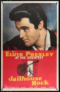 9x759 JAILHOUSE ROCK 26x40 commercial poster '97 art of The King of rock & roll, Elvis Presley!