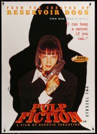 9x790 PULP FICTION European Union 24x34 commercial poster '94 Quentin Tarantino, sexy Uma Thurman!
