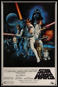 9x804 STAR WARS 24x36 commercial poster '80s George Lucas sci-fi epic, Portal, Tom Chantrell!