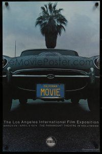 9x302 FILMEX '74 18x28 film festival poster '74 Los Angeles Film Festival, cool Jaguar XK-E car!