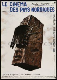 9x314 LE CINEMA DES PAYS NORDIQUES 20x28 French film festival poster '90 Andrzej Pagowski art!