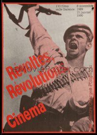 9x320 REVOLTES REVOLUTIONS CINEMA 20x28 French film festival poster '89 great revolutionary image!