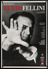9x326 TUTTO FELLINI 28x40 Italian film festival poster '93 close up of director Federico Fellini!
