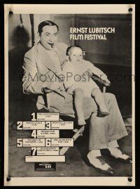 9x329 UNIVERSAL 16 FILM FESTIVAL Ernst Lubitsch style 13x18 film festival poster '80 cool images!