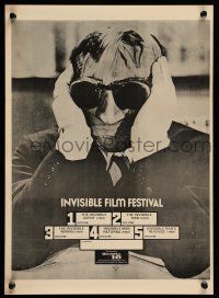9x334 UNIVERSAL 16 FILM FESTIVAL invisible style 13x18 film festival poster '80 cool images!