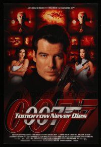 9x287 TOMORROW NEVER DIES mini poster '97 Brosnan as Bond, Michelle Yeoh, sexy Teri Hatcher!