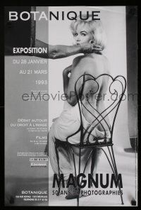 9x514 MAGNUM 16x24 Belgian museum/art exhibition '93 image of sexy Marilyn Monroe on chair!