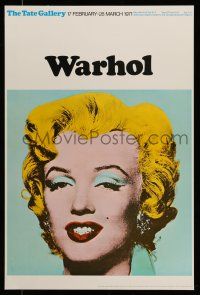 9x518 TATE GALLERY WARHOL 20x30 museum/art exhibition '71 Andy art of Marilyn Monroe!