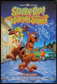 9x425 SCOOBY-DOO & THE WITCH'S GHOST 27x40 video poster '99 wacky art of Shag & Scoob, classic!