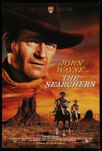 9x428 SEARCHERS 27x40 video poster R98 classic image of John Wayne in Monument Valley, John Ford