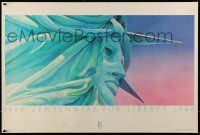 9x571 1886 CENTENNIAL FOR LIBERTY 1986 24x36 special '86 close of the Statue of Liberty!