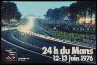 9x575 1976 24 HOURS OF LE MANS 15x23 French special '76 image of the track, first NASCAR invite!