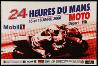 9x584 24 HOURS OF LE MANS MOTO 16x23 French special '00 cool motorcycle racing image!