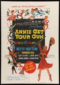 9x135 ANNIE GET YOUR GUN 19x27 special '70s Betty Hutton as the greatest sharpshooter!
