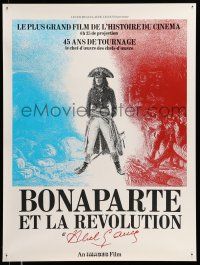9x598 BONAPARTE ET LA REVOLUTION French 23x32 '72 Abel Gance's classic restored w/new scenes!