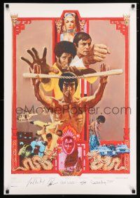 9x095 ENTER THE DRAGON limited edition 22x32 art print '03 with certificate of ownership!