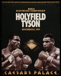 9x618 HOLYFIELD VS TYSON 22x28 special '91 Heavyweight Championship boxing, fight that never was!