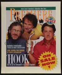 9x178 HOOK 17x21 special '91 pirate Dustin Hoffman hooks Robin Williams, Spielberg!