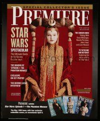 9x214 PHANTOM MENACE 20x24 special '99 Portman, McGregor, Neeson, Lucas, Loyd, Premiere Magazine!