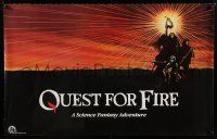 9x222 QUEST FOR FIRE 25x40 special '82 Rae Dawn Chong, great artwork of cave men!