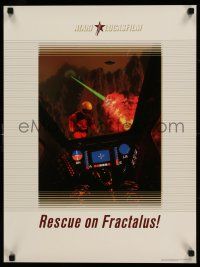 9x657 RESCUE ON FRACTALUS 18x24 special '84 cool art from the Lucasfilm video game!