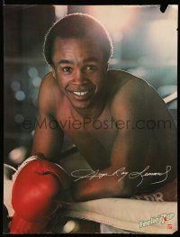 9x568 SUGAR RAY LEONARD 2-sided 19x25 advertising poster '80s cool boxing close up + others!