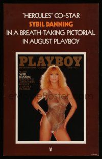 9x663 SYBIL DANNING 12x19 special '83 sexy Hercules co-star in breathtaking Playboy pictorial!