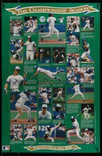 9x668 TORONTO BLUE JAYS 23x35 Canadian special '89 great images of the team from Championship year