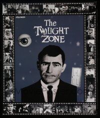 9x265 TWILIGHT ZONE 19x23 special '80s close up of Rod Serling surrounded by scenes!