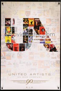 9x451 UNITED ARTISTS: CELEBRATING 90 YEARS OF FILM 27x40 video poster '07 great images of posters!