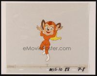 1a436 NEW ADVENTURES OF MIGHTY MOUSE & HECKLE & JECKLE animation cel '80s c/u of Pearl Pureheart!
