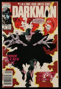 1a379 DARKMAN #1 comic book '90 Sam Raimi's masked hero adapted for Marvel Comics!