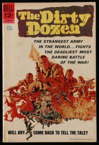 1a380 DIRTY DOZEN comic book '67 cool Frank McCarthy cover art + comic adaptation of the movie!