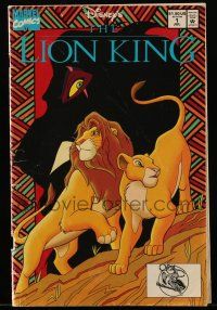 1a384 LION KING #1 comic book '94 Disney cartoon adapted for Marvel Comics!