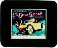 1a048 GREAT GATSBY glass slide '26 Warner Baxter, 1st adaptation of F. Scott Fitzgerald's classic!