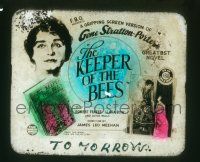 1a061 KEEPER OF THE BEES glass slide '25 early Clara Bow, from the novel by Gene Stratton-Porter!
